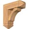Ekena Millwork Legacy Arts and Crafts Smooth Bracket w/ Offset Brace, Western Red Cedar, 7 1/2"W x 22"D x 22"H BKT0806X22X22LEC03SWR - alternate 1